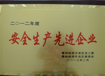 安全生产先 进企业
